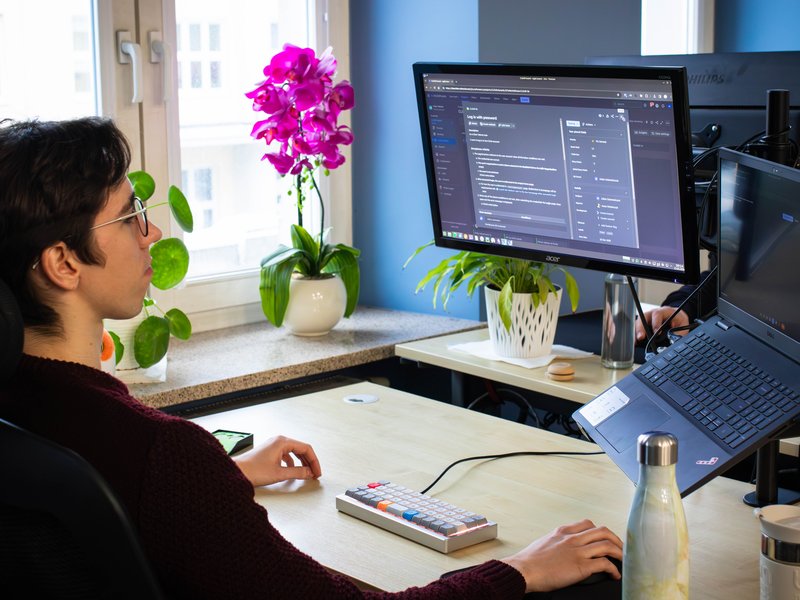 Skupienie i produktywność w coworkingu BlueRider.Software.